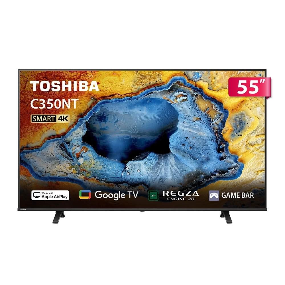 【TOSHIBA 東芝】55C350NT 55型 4K Google TV 液晶顯示器|含壁掛(固定式)+安裝