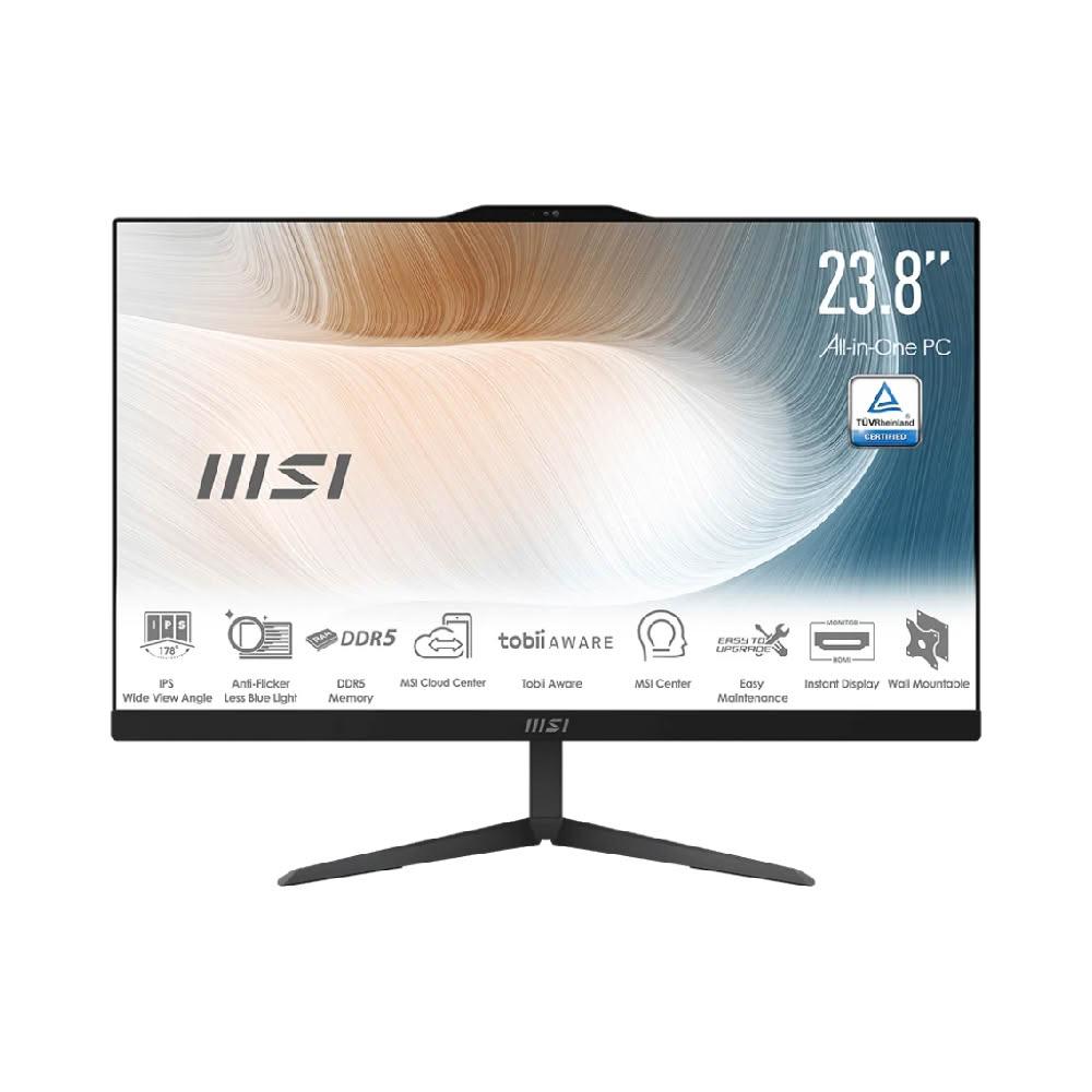 【MSI 微星】Modern AM242 1M-1060TW AIO液晶電腦 (Core5-120U/8G/1T/WIN11)