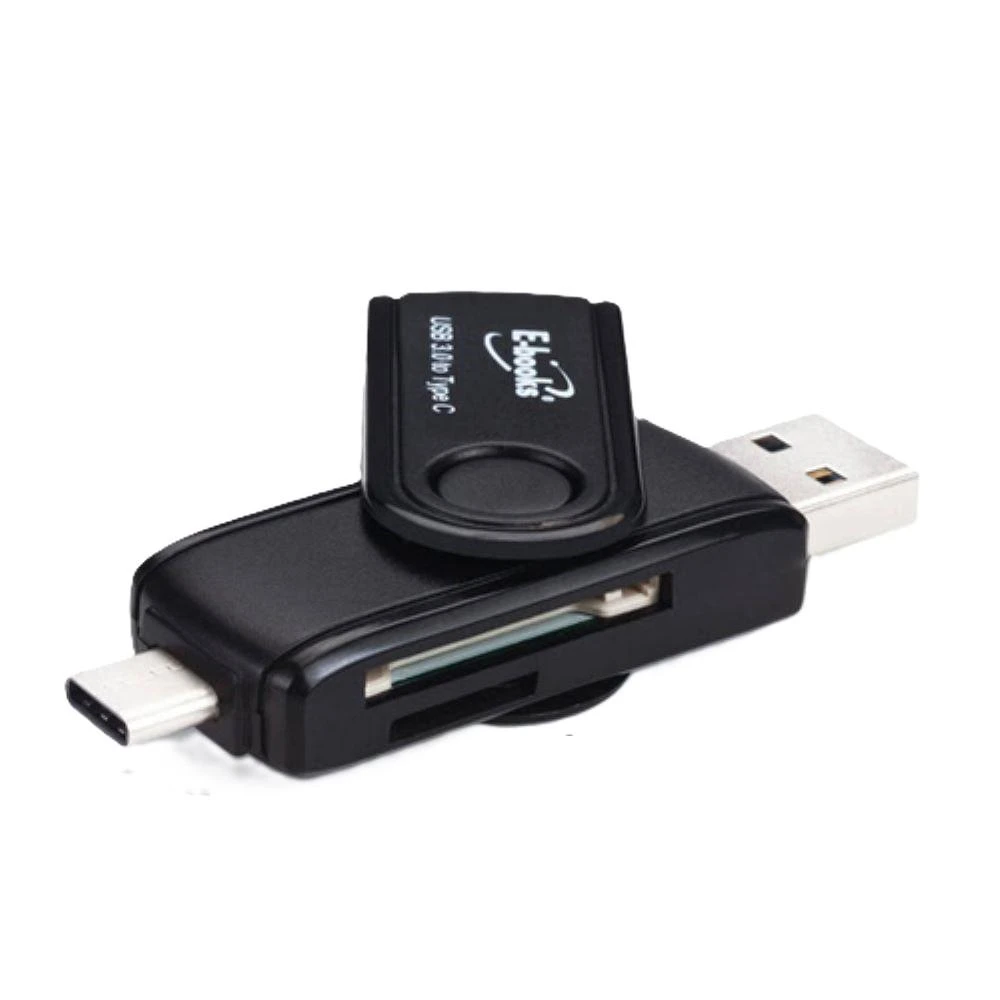 【E-books】T35 Type C+USB3.0雙介面OTG讀卡機