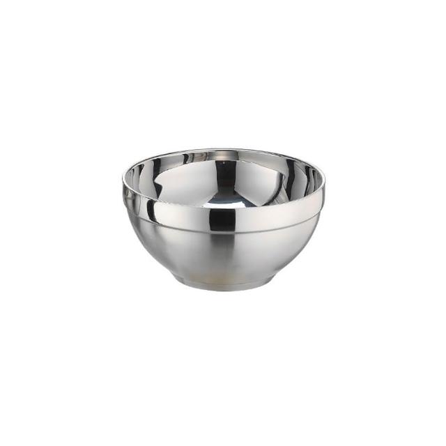 【PERFECT 理想】台灣製 晶品304不銹鋼隔熱碗12cm兒童碗國小碗國小餐具