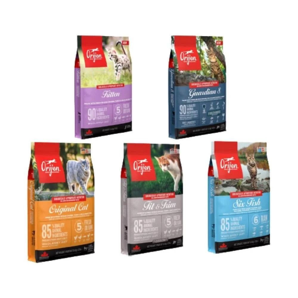 【Orijen】Orijen 歐睿健 極緻 貓飼料 幼貓 成貓 老貓 鮮雞 六種魚 減肥配方