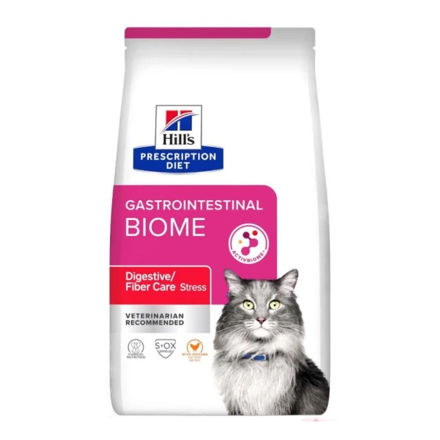 【Hills 希爾思】💕Crazy Brain💕貓 GI BiomeStress 8.5LB/4LB 健康腸菌叢 處方(腸胃 益菌 纖維)