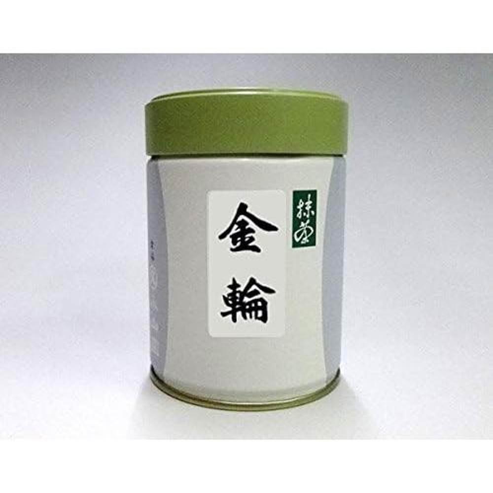 お抹茶丸久小山園金輪100g缶