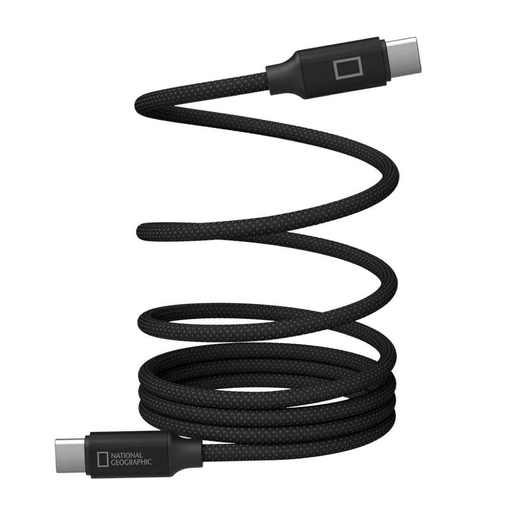國家地理 磁吸充電線 Type-C to Type-C 快充線 1.2M充電線 兩公尺充電線