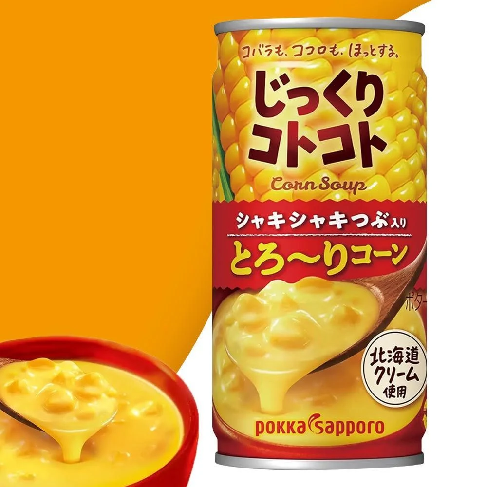 【美式賣場】Pokka Sapporo 極品脆粒玉米濃湯易開罐頭 190公克/罐