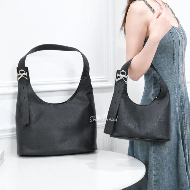 【CALVIN KLEIN】隔日到貨 Calvin Klein Hobo 單肩包 手提 肩背包 CK 腋下包 托特包 黑