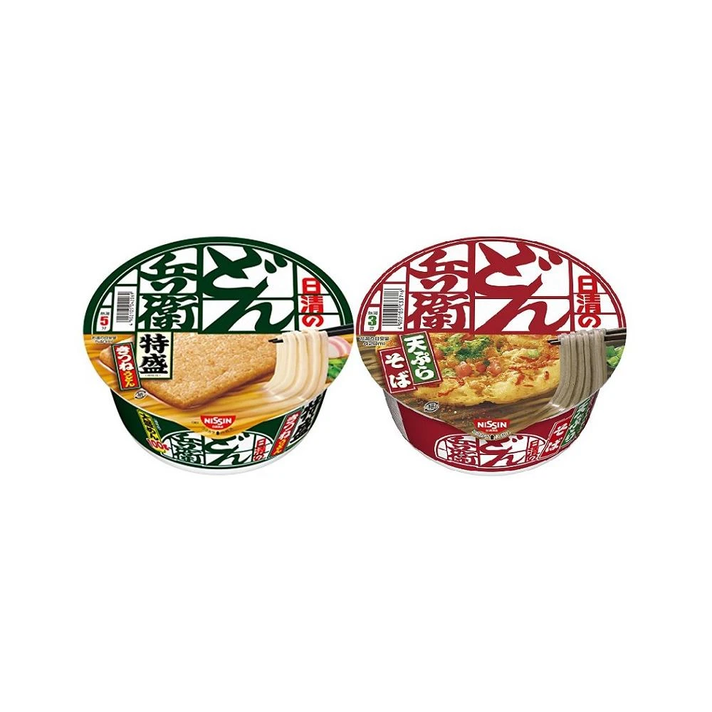 NISSIN 日清】+爆買日本+ 特大碗特盛咚兵衛豆皮烏龍麵/天婦羅蕎麥麵碗