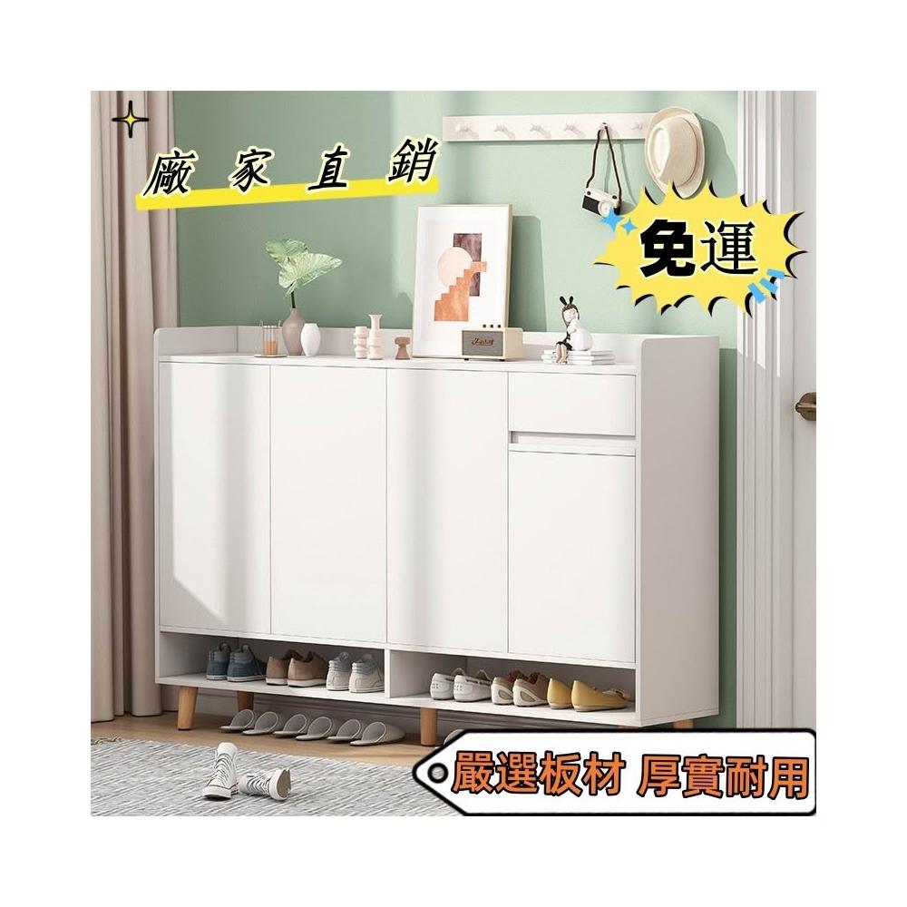 [品質保障 送貨上門]鞋架子傢用門口室內好看簡約現代防塵收納櫃子簡易進門實木腿鞋櫃 置物櫃 櫃子 收納櫃 木櫃 落地櫃