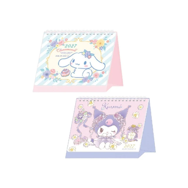 【SANRIO 三麗鷗】2027 南寶興 36K跨年桌曆 三麗鷗 凱蒂貓 酷洛米 大耳狗 三角桌曆 行程表 計畫表