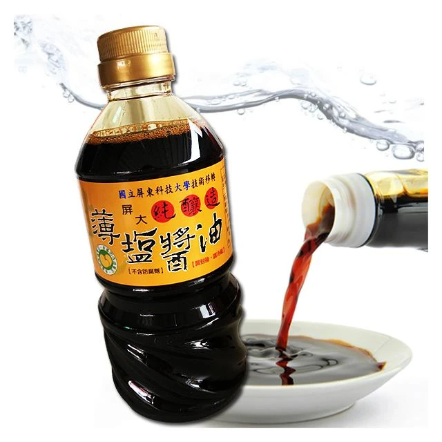 屏科大-薄鹽醬油(非基改)6入