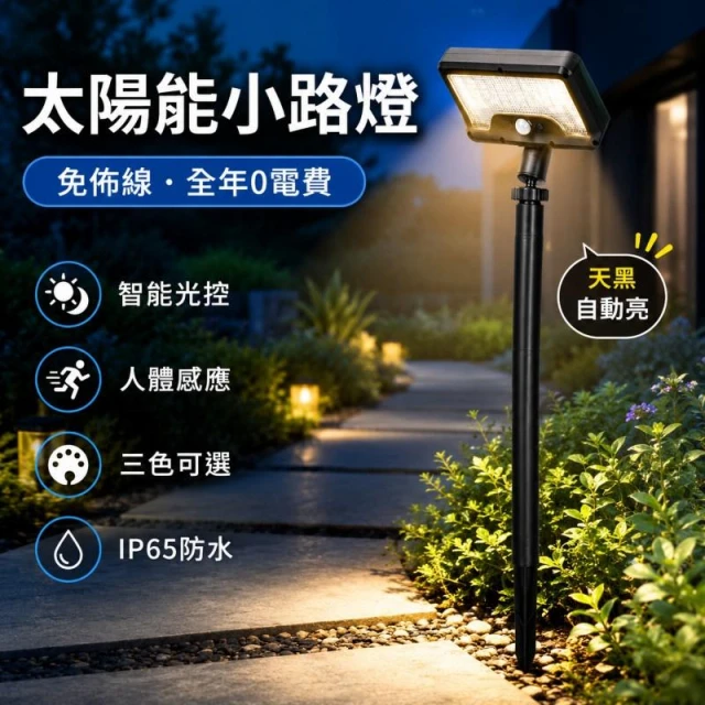 💡LED太陽能小路燈 花園草坪燈 人體感應燈 戶外照明燈 庭院地插燈 戶外燈 太陽能燈 防水燈 地插燈 太陽能感應燈