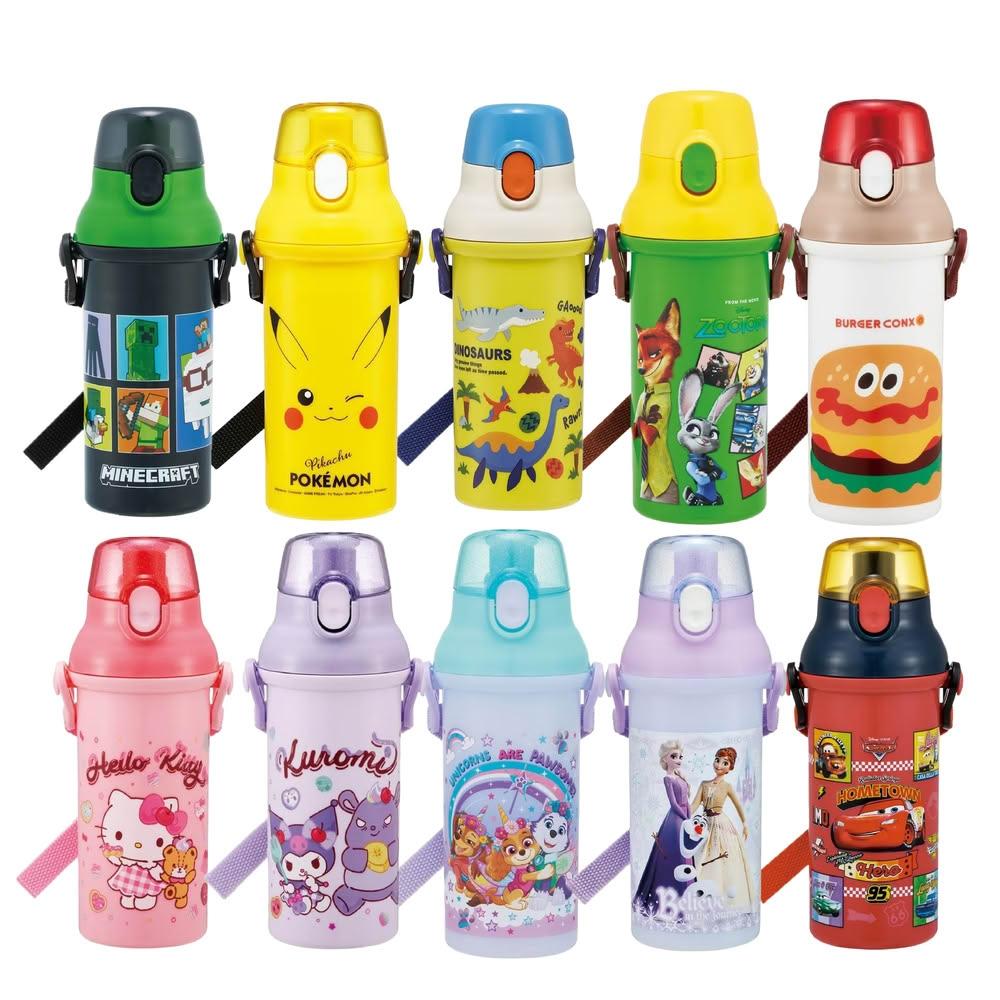 小川童鬼「人乾期水壺争奪鏡」水彩 額付 中古 美品 Skater】日本製直飲式兒童水壺PSB5SAN 480mL