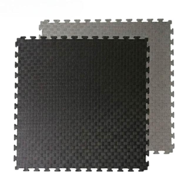 【琳媛小舖】巧拼健身地墊 50*50cm 4公分超厚款 2公分加厚款 黑灰雙色