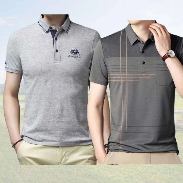 【J.Malo】7/18 買一送一 夏季 POLO 衫｜棉質刺繡・透氣排汗・翻領短袖・休閒基本款・上班可穿POLO衫