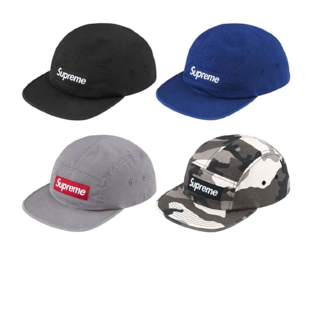 SUPREME】SUPREME 26SS Washed Chino Twill Camp Cap 五分割帽子皮扣