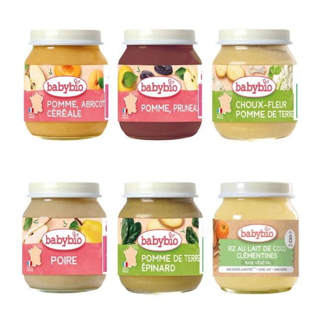【BABYBIO】生機蔬菜泥|果泥130ml(多款可選) -法國原裝進口 嬰幼兒專屬副食品 麗兒采家