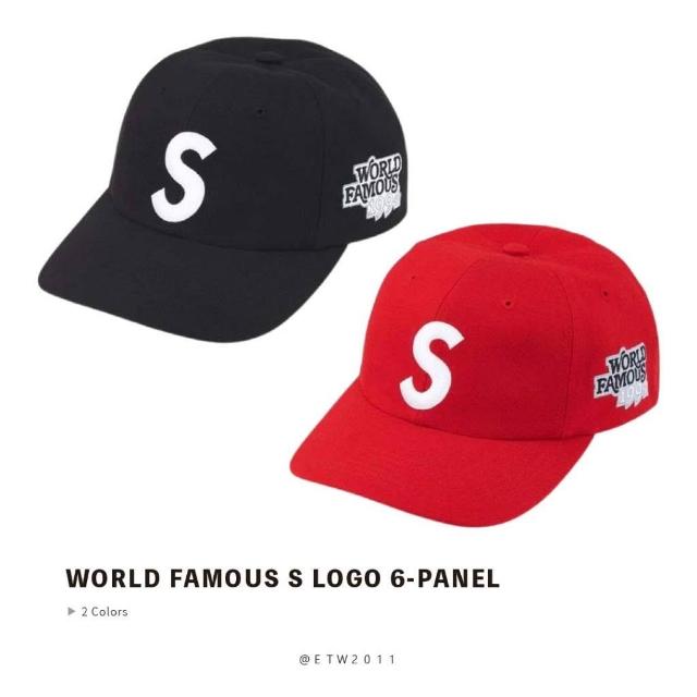 SUPREME】SUPREME 26SS WORLD FAMOUS S LOGO 6-PANEL 世界老帽S帽