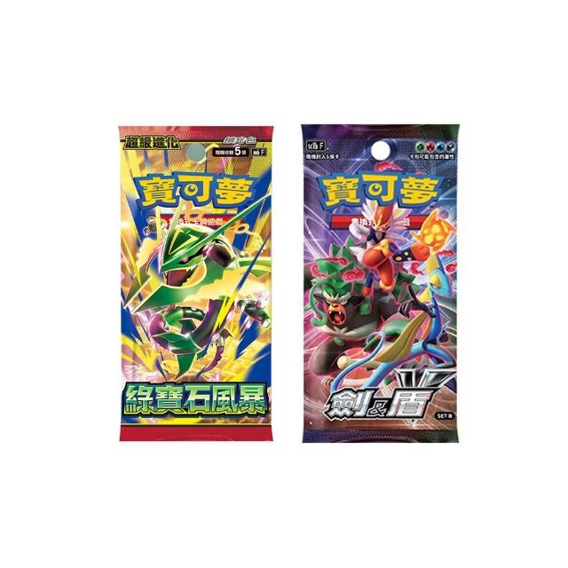 【POKEMON 精靈寶可夢】【8/7發售】PTCG 寶可夢集換式卡牌 超級進化 擴充包 綠寶石風暴 原裝盒(內30包)M6F /劍&盾SET B