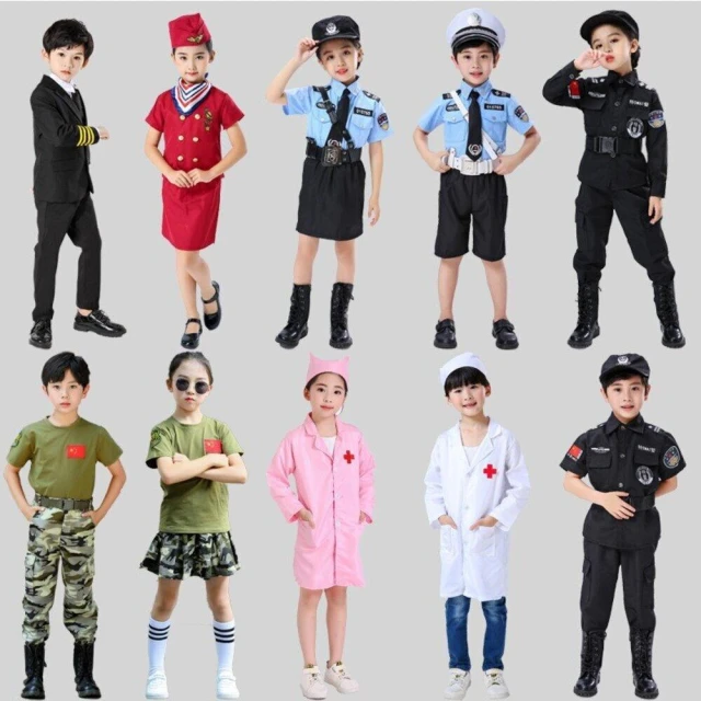 職業角色服裝 WULA烏拉 機師衣服 空姐 醫生衣服 角色扮演 護士衣服 護士衣服 廚師裝 消防員裝