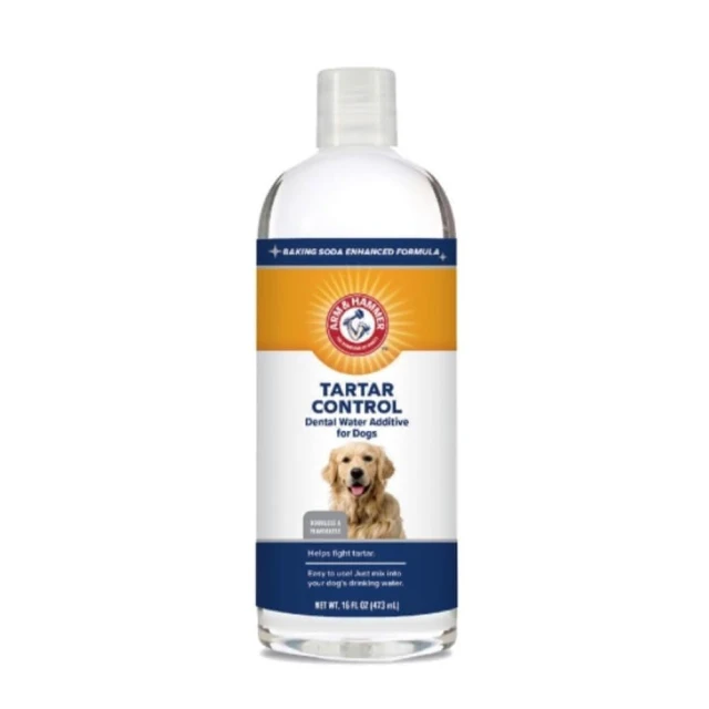 【ARM&HAMMER 鐵鎚】犬用口腔潔牙水16oz/473ml(寵物牙膏 狗牙膏 狗狗潔牙 犬用潔牙水)