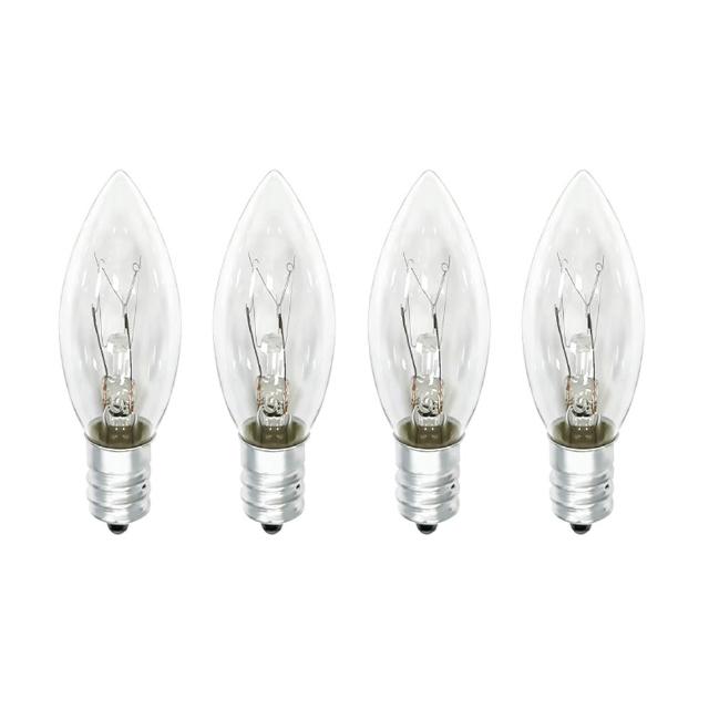 E12鎢絲小燈泡2W4入組-清 7002C-4