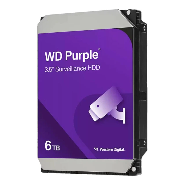 【WD 威騰】Purple 紫標 6TB 3.5吋監控碟/儲存裝置(3年保固)(原廠公司貨)