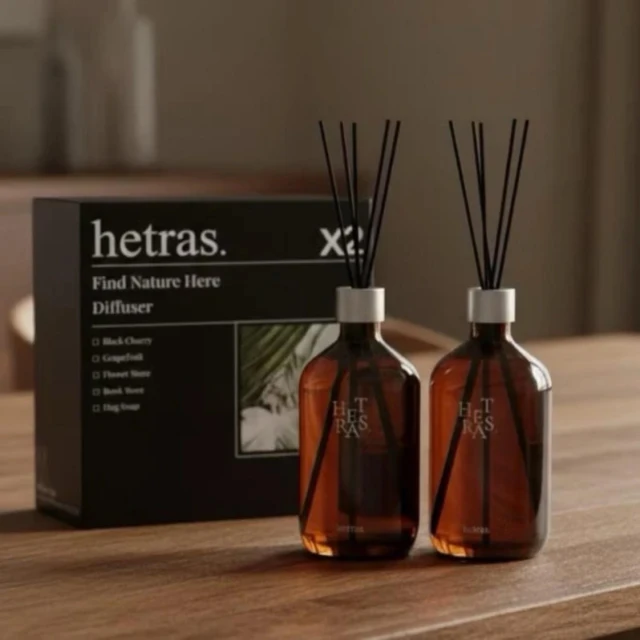 【HETRAS】韓國 hetras 首席調香師擴香瓶 2入組 (500ml*2)