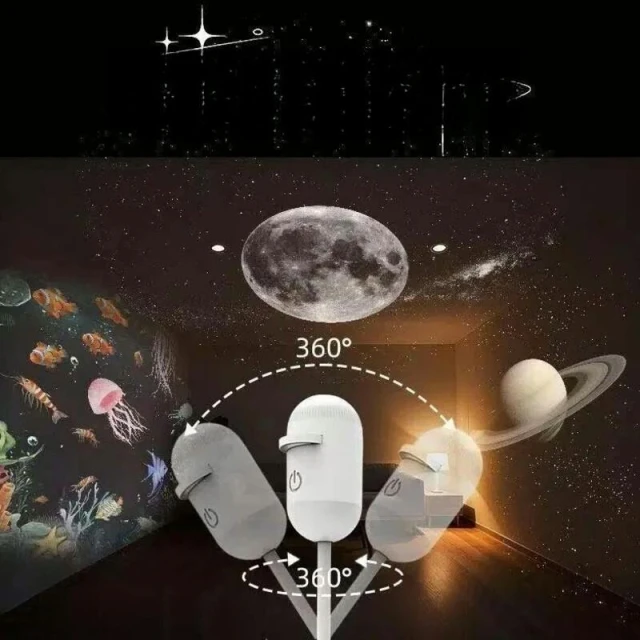節日禮物 星空小夜燈 迷你投影儀小夜燈 星空投影燈 星空燈 小夜燈 臥室燈 床頭燈 睡眠燈 氛圍燈 星河燈 璀璨星雲燈