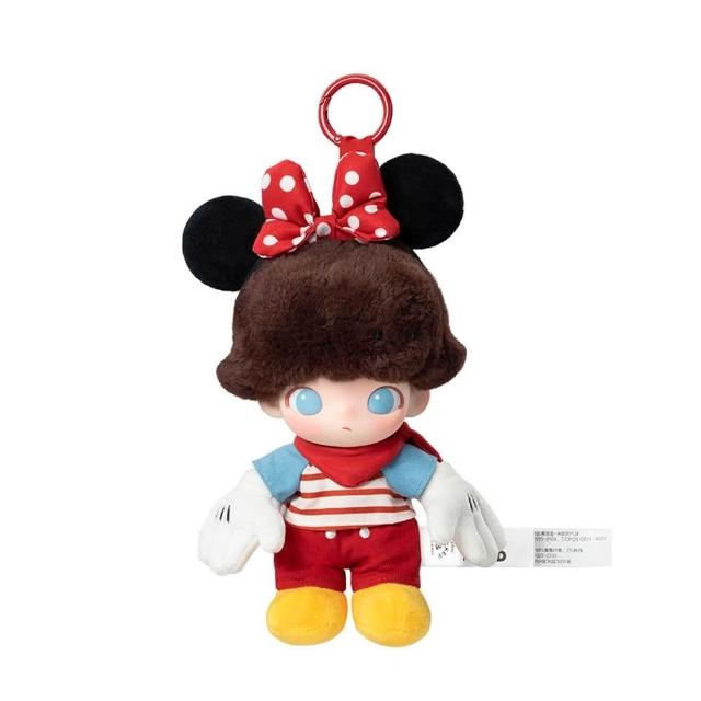 【POPMART 泡泡瑪特】DIMOO 迪士尼系列搪膠毛絨鑰匙圈盲盒 玩偶 掛件 DISNEY