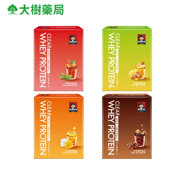 【QUAKER 桂格】桂格 飲料系分離乳清蛋白 5入/盒 大樹藥局