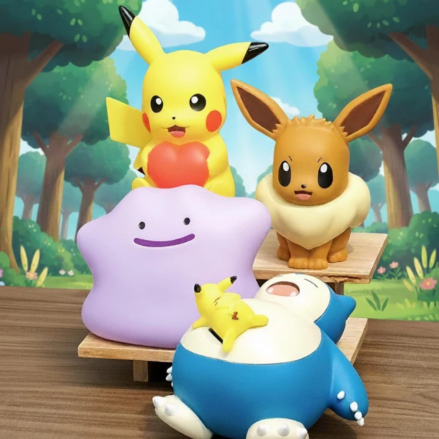 【POKEMON 精靈寶可夢】寶可夢 皮卡丘 特大 造型存錢筒  百變怪 卡比獸 伊布 Pokemon