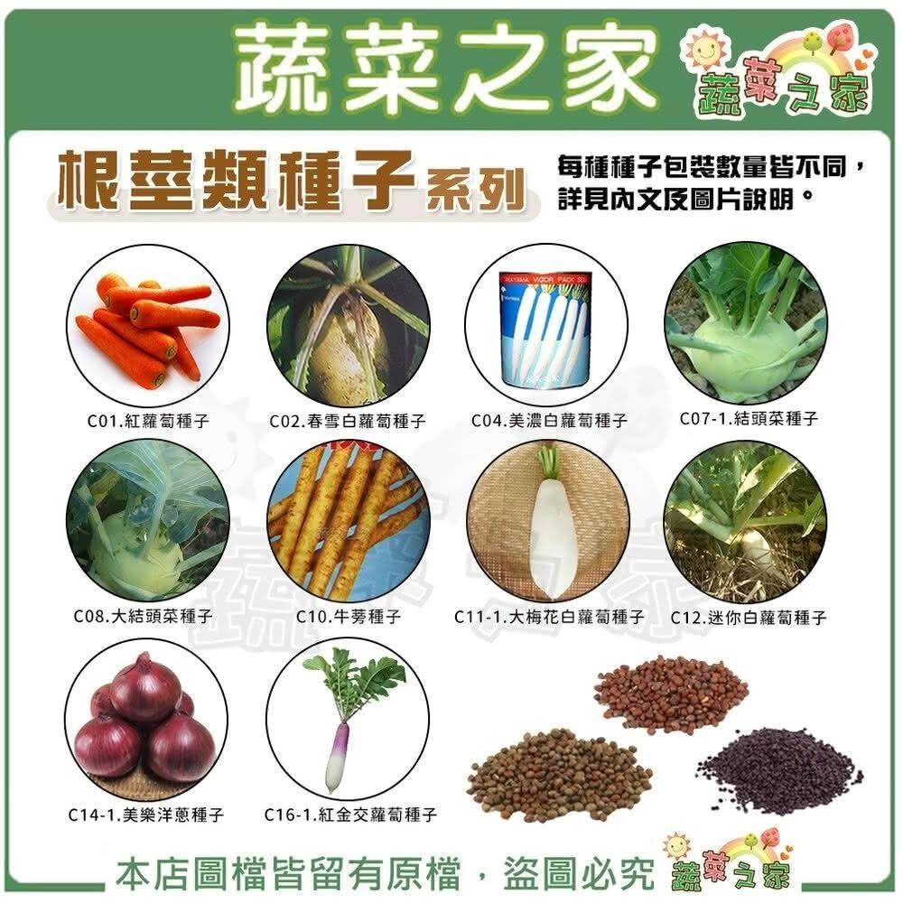 蔬菜之家】根莖類種子系列(各包裝數量詳見內文及圖片) 蘿蔔種子紅蘿蔔