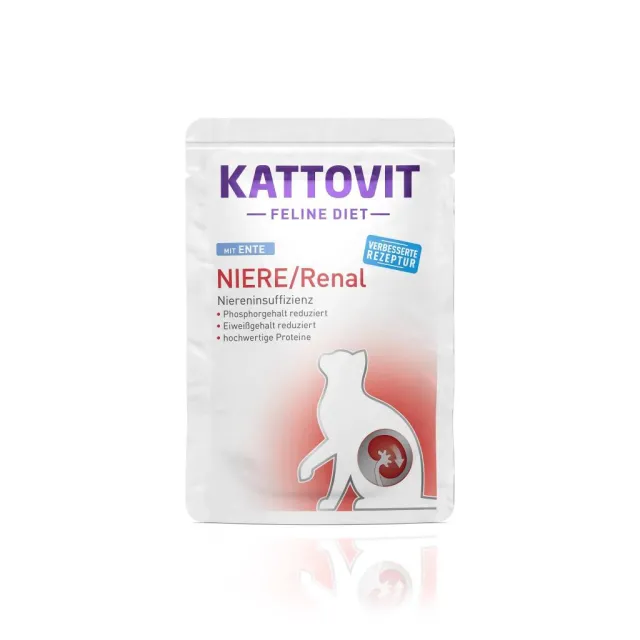 【Kattovit 康特維】🏥醫院直營🚚8小時內出貨《貓 腎臟保健-鴨肉》85g/包 處方濕糧