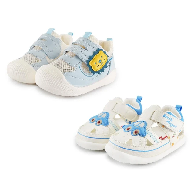 【OSOMESHOES 奧森】寶寶學步鞋 舒適機能鞋墊 男寶寶軟底寶寶鞋  透氣柔軟防滑學步鞋 G3195