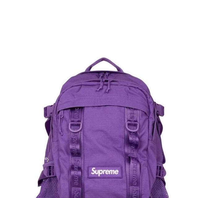 Supreme】BACKPACK-SS26-PURPLE Supreme SS26 WEEK1 壓紋標誌襯裡多