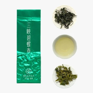 【天下第一好茶】三峽碧螺春150g｜青心柑仔 清鮮豆香・白毫細嫩｜台灣綠茶 原葉散茶 冷泡｜自用送禮