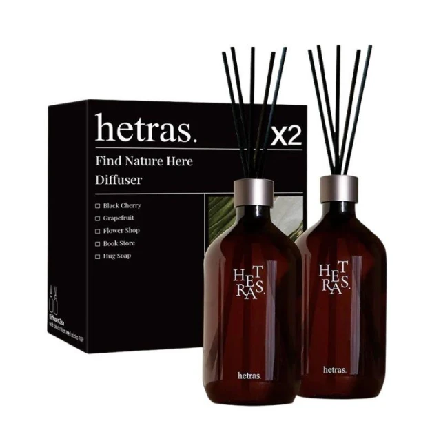 【HETRAS】【小李の嚴選】韓國Hetras. 首席調香師擴香500ml*2入組 (官方公司貨)