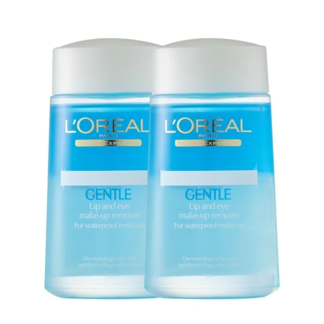 【L’OREAL Paris 巴黎萊雅】可超商 溫和眼唇卸妝液 125ml 2入&6入&12入